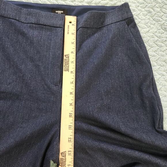 Express Editor Super High Rise Straight Ankle Dress Jeans 8 - Picture 9 of 13